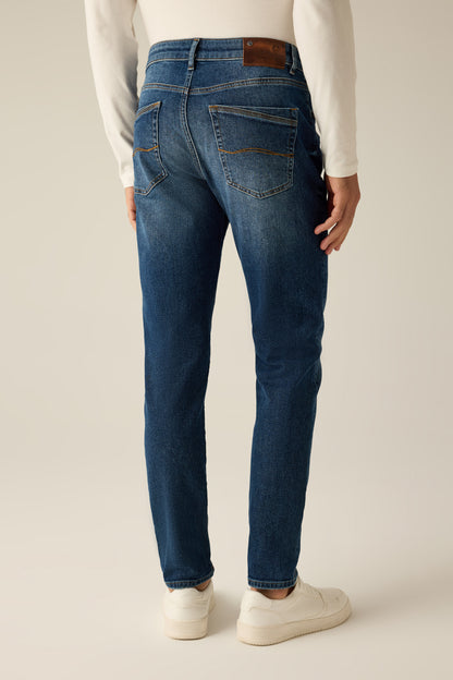 Herren Jeans Modern Fit – Blue Denim Baumwollmischung