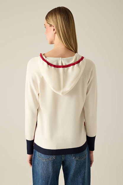 Women's Argyle Pattern Hoodie