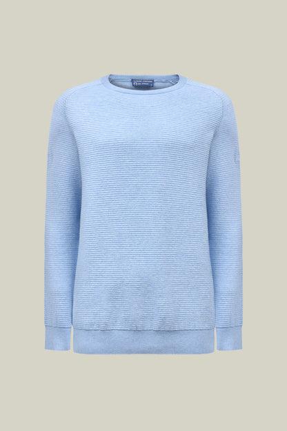 Herren Pullover Modern Fit – Blue Feinstrick