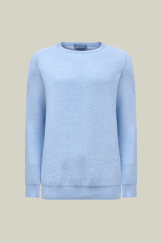 Herren Pullover Modern Fit – Blue Feinstrick