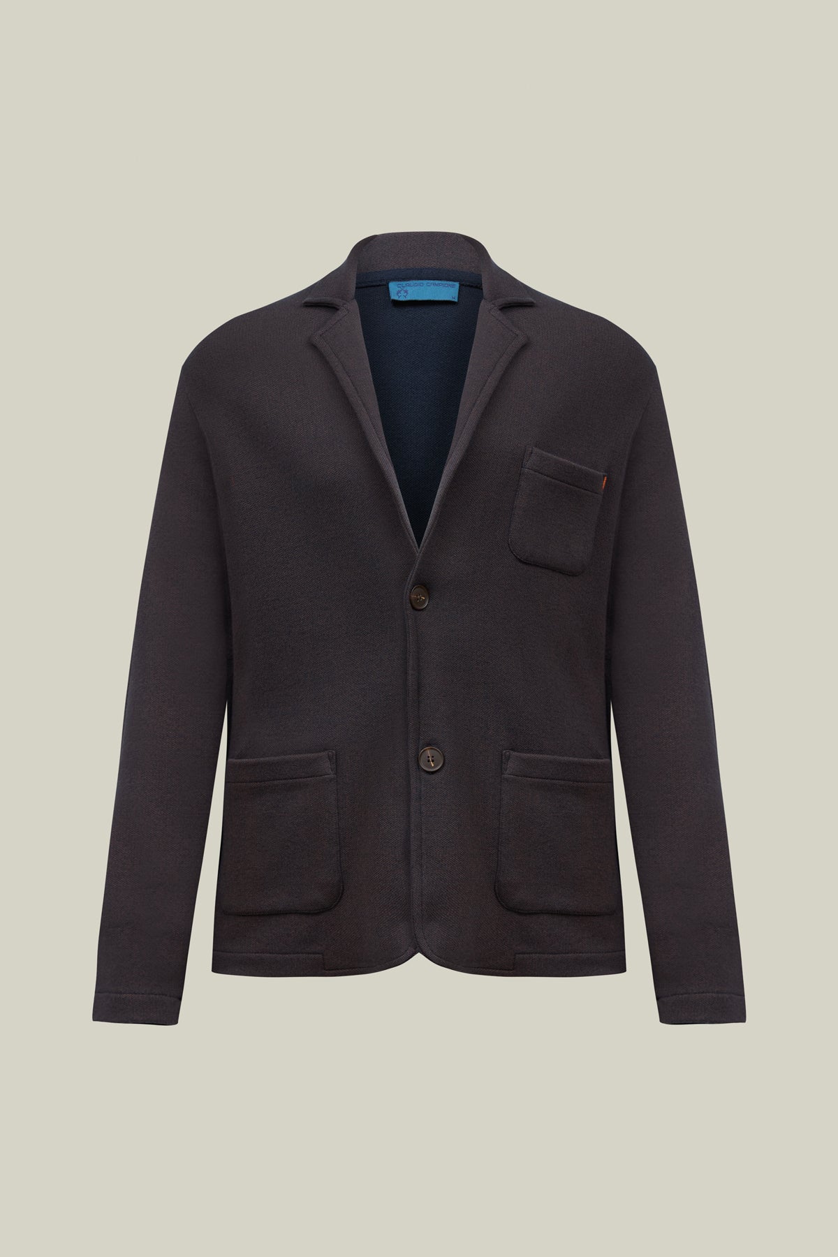 Herren Strick-Blazer in Brown