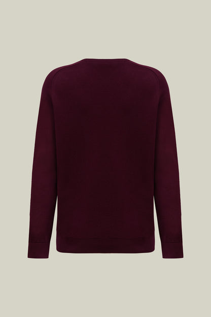 Herren Pullover in Burgundy