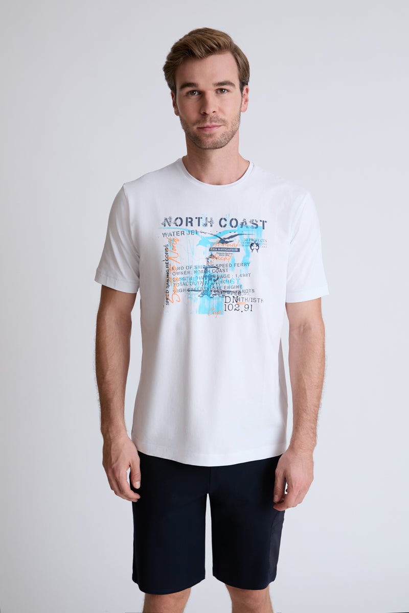 T-Shirt Maritimer Look mit hohem Tragekomfort