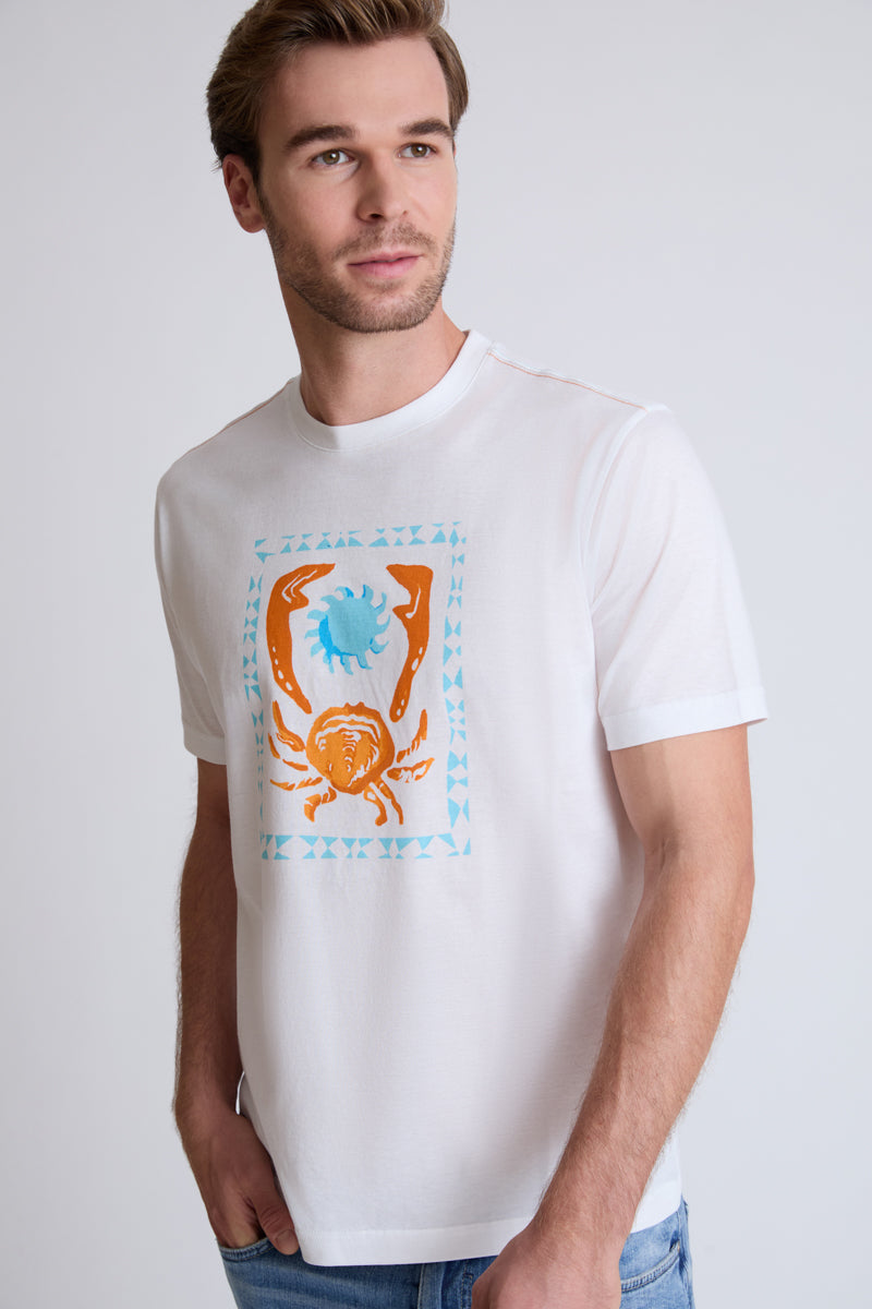 T-Shirt  mit maritimem Print
