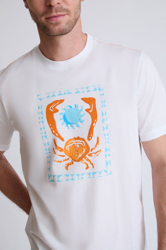 T-Shirt  mit maritimem Print