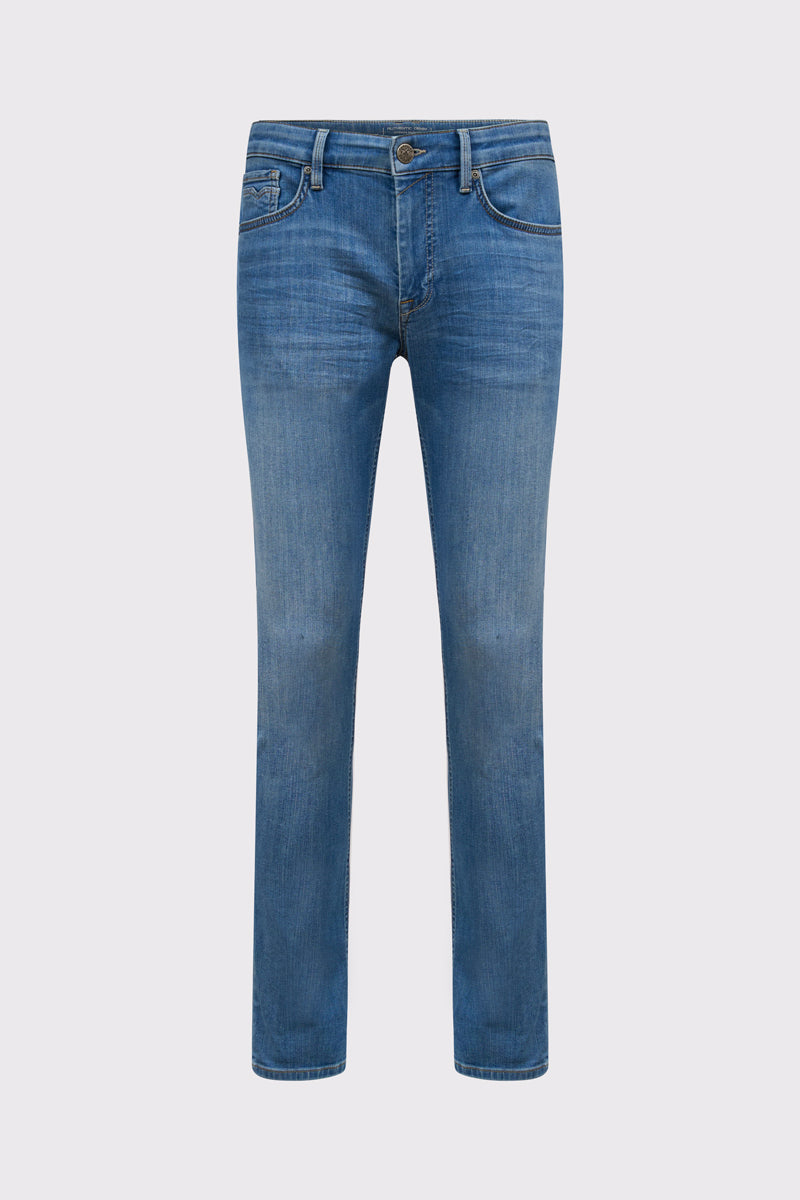 Cotton-polyester-elastane jeans in a 5-pocket design