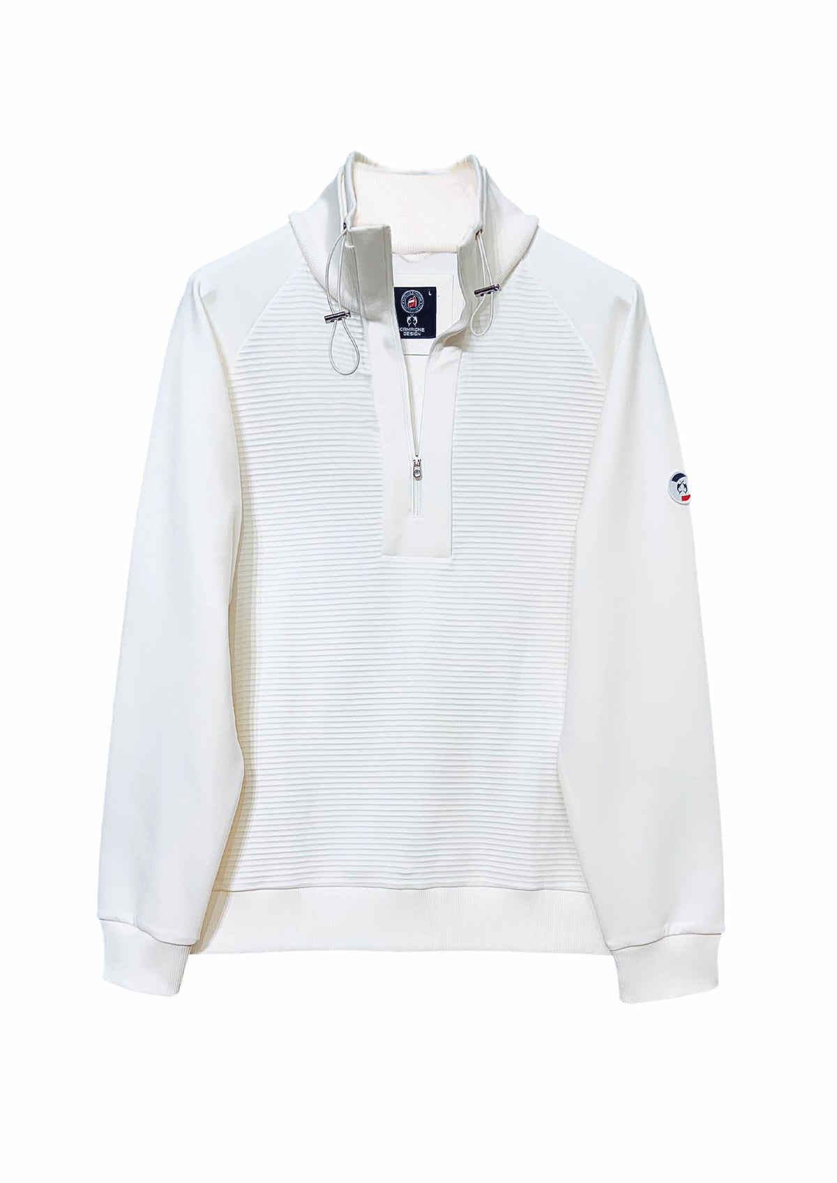 Sweatshirt mit Stehkragen und Strukturdesign – 40100