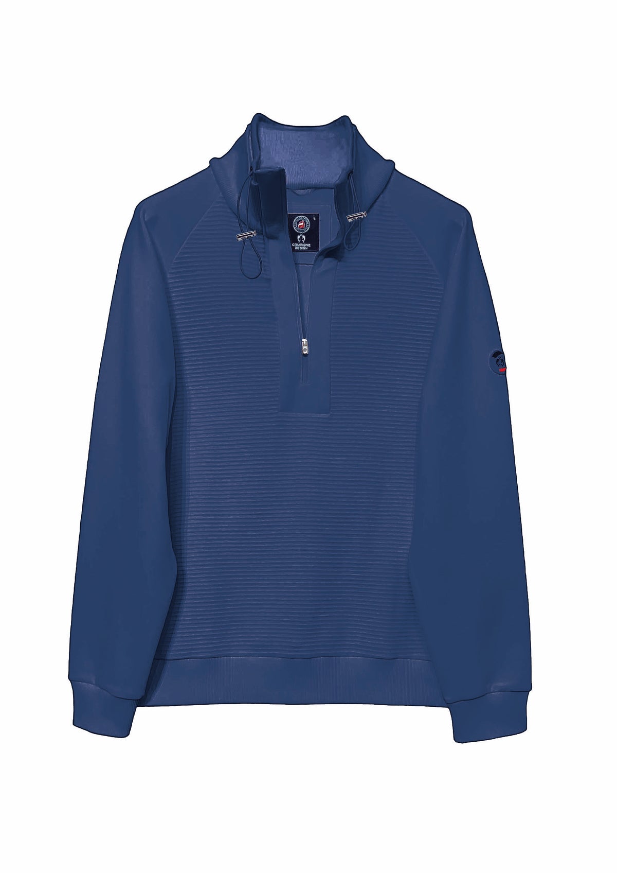 Sweatshirt mit Stehkragen und Strukturdesign – 85400