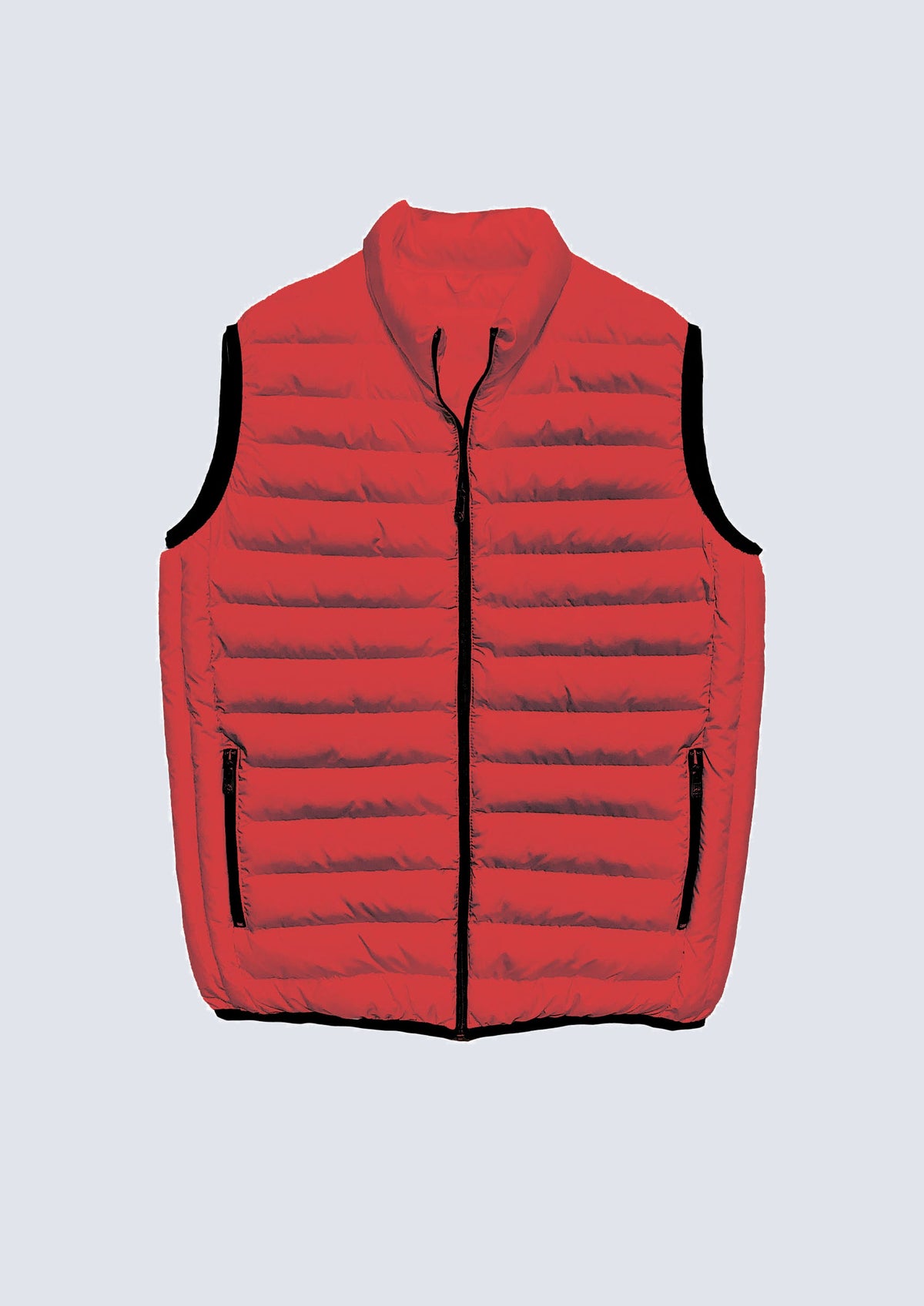 Steppweste aus Polyester mit Stehkragen – 60100