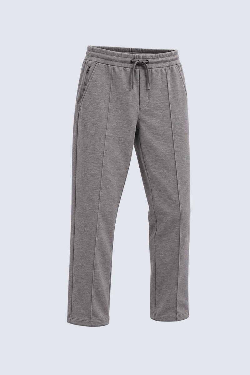 Sweat‑Hose aus Baumwoll‑Mix mit Komfortbund in cappuccino mel