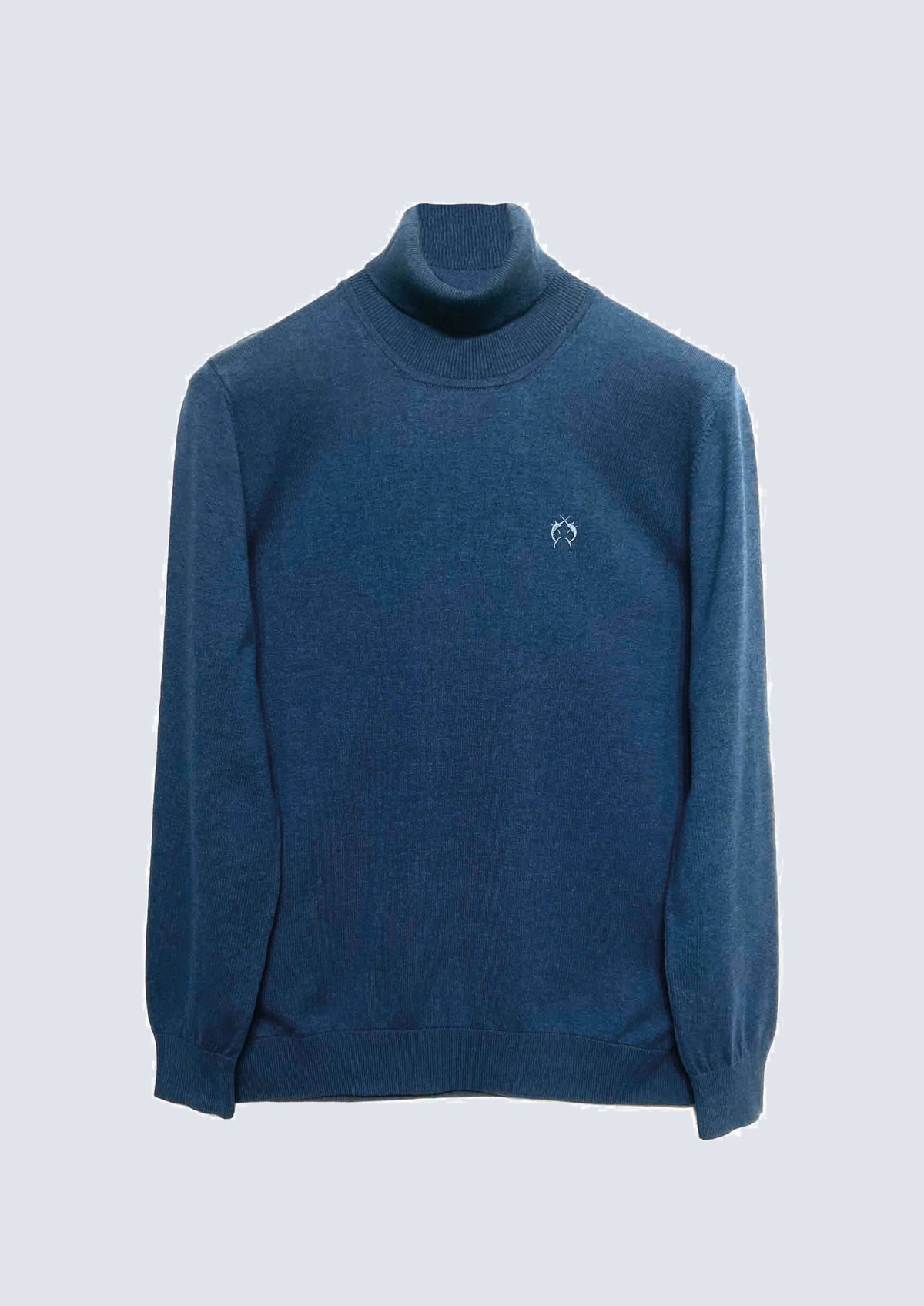 Feinstrick‑Pullover mit Rollkragen aus Baumwoll‑Acryl‑Mix – 85400