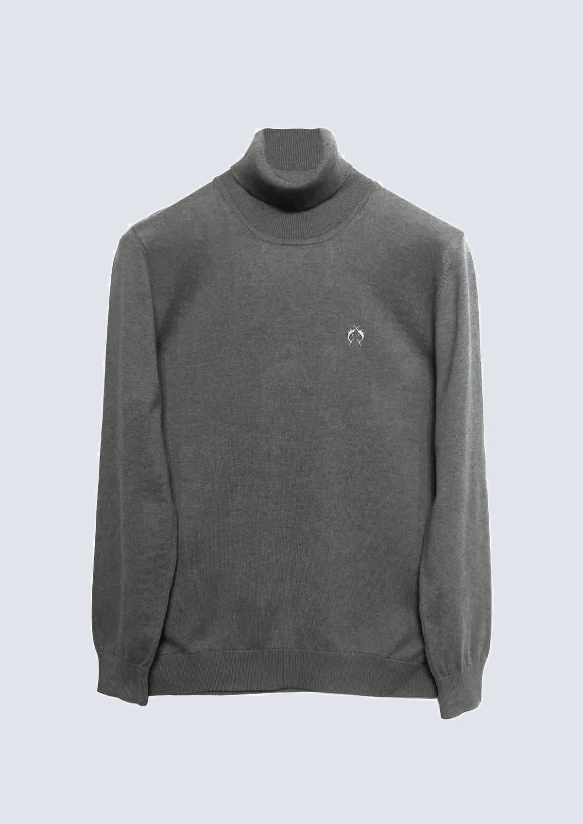 Feinstrick‑Pullover mit Rollkragen aus Baumwoll‑Acryl‑Mix – 91901