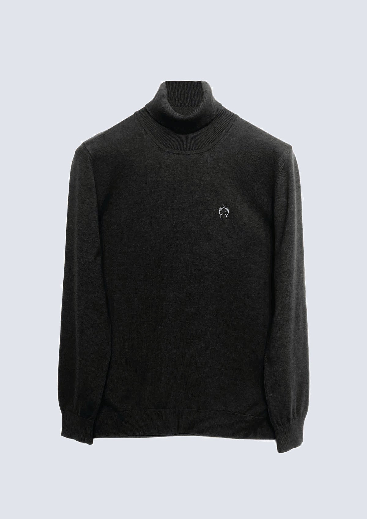 Feinstrick‑Pullover mit Rollkragen aus Baumwoll‑Acryl‑Mix – 93000