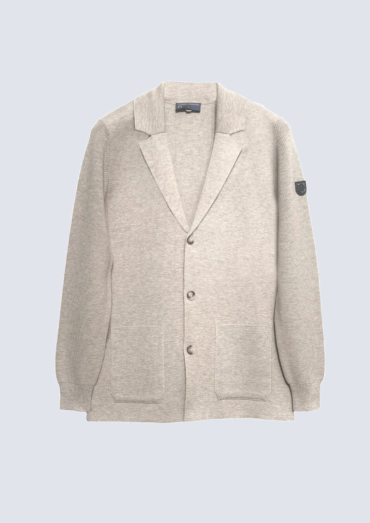 Strickblazer aus Baumwoll‑Acryl‑Mix – 40901
