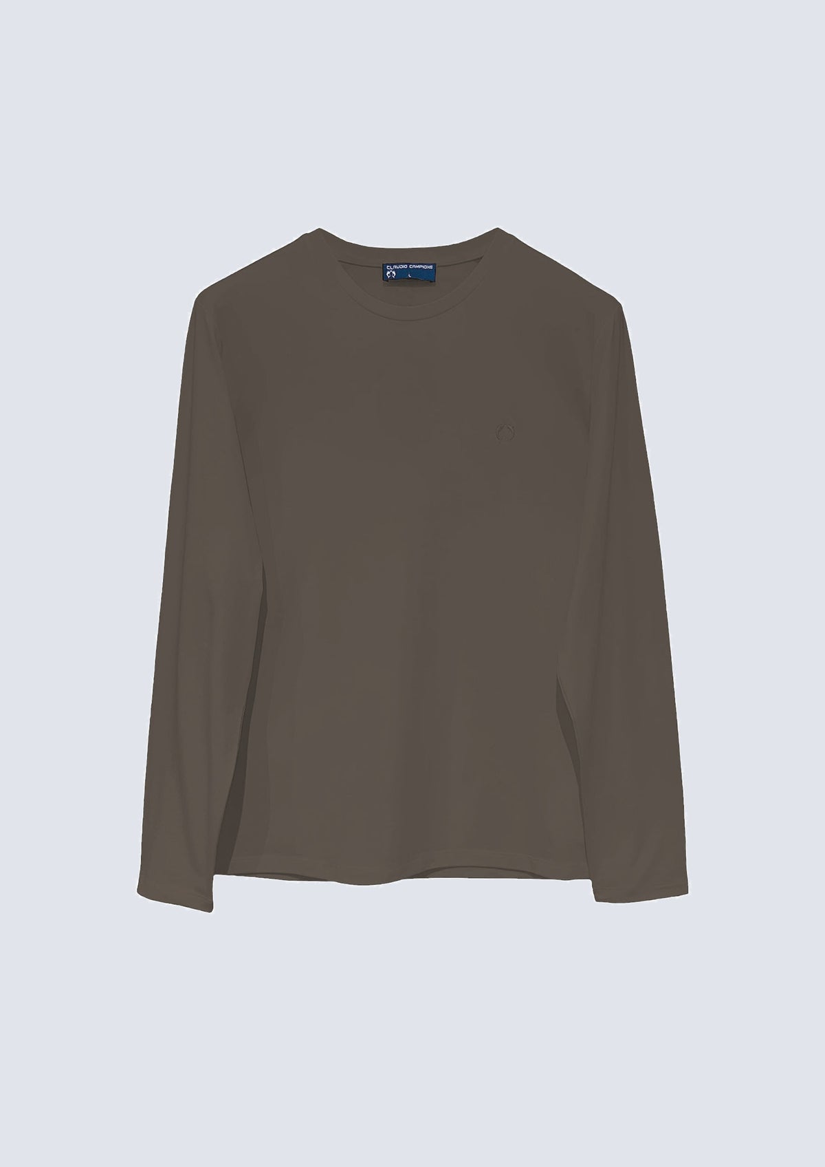 Langarm‑T‑Shirt aus Modal‑Baumwoll‑Mix mit Rundhalsausschnit – 43700