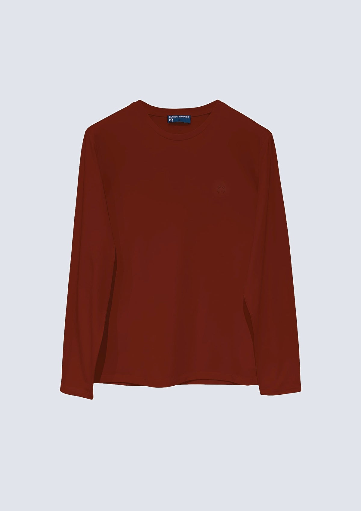 Langarm‑T‑Shirt aus Modal‑Baumwoll‑Mix mit Rundhalsausschnit – 63600