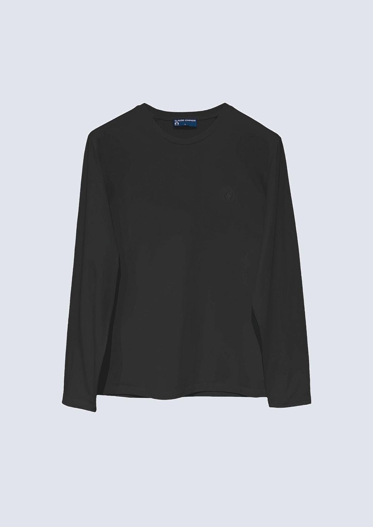 Langarm‑T‑Shirt aus Modal‑Baumwoll‑Mix mit Rundhalsausschnit – 93000