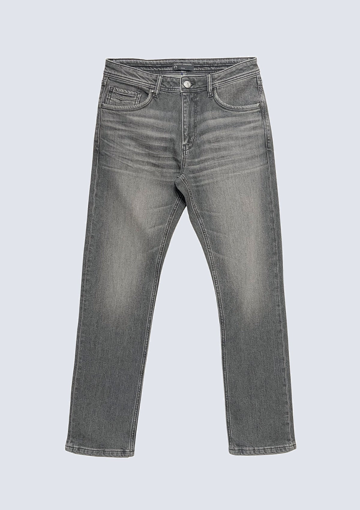 Dean Regular Slim Jeans in Grey Denim Optik in grey