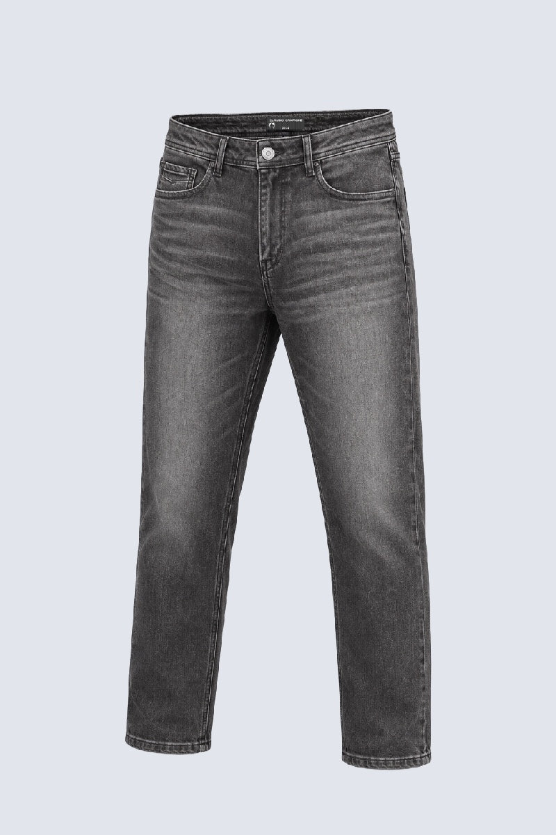 Dean Regular Slim Jeans in Grey Denim Optik in grey, Ansicht 2