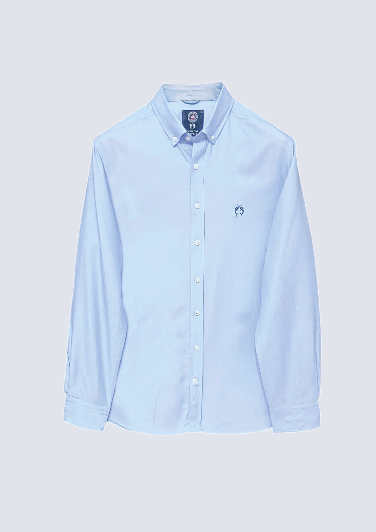 Button‑Down‑Hemd aus Baumwolle‑Lyocell‑Mix – 83105