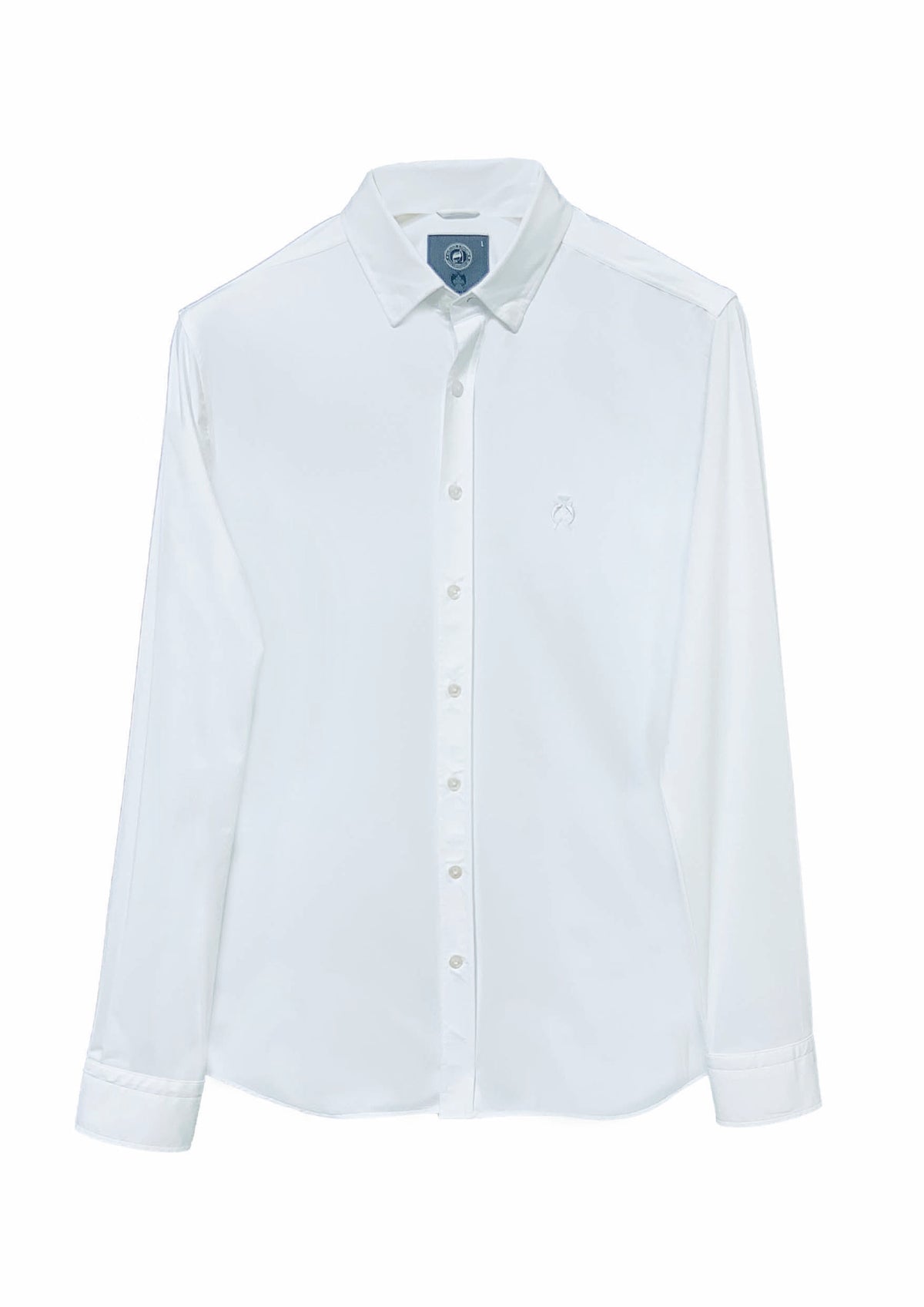 Performance‑Hemd mit Under Button‑Down Kragen in white