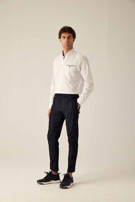Men's trousers with elasticated waistband – classic, modern and comfortable